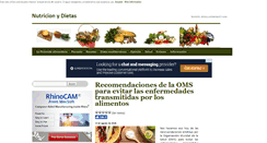 Desktop Screenshot of nutricion-dietas.com